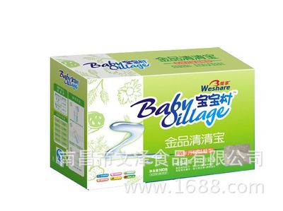 江西南昌廠(chǎng)家直銷(xiāo)嬰幼兒輔助食品寶寶村208g清清寶固體飲料